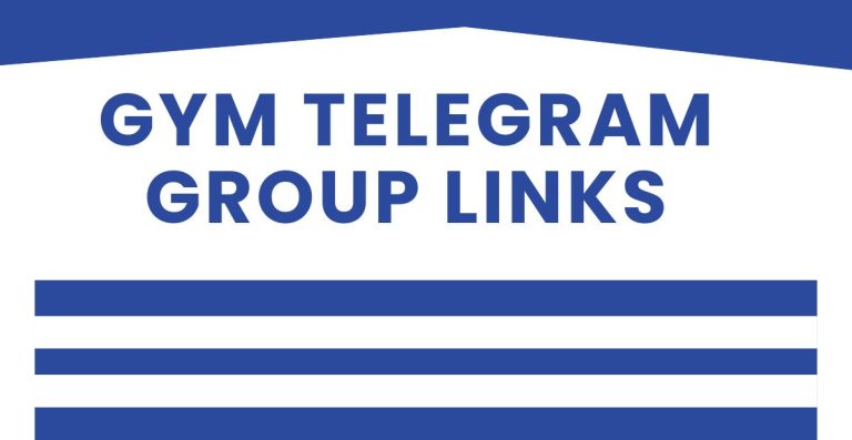 Best Gym Telegram Group Links