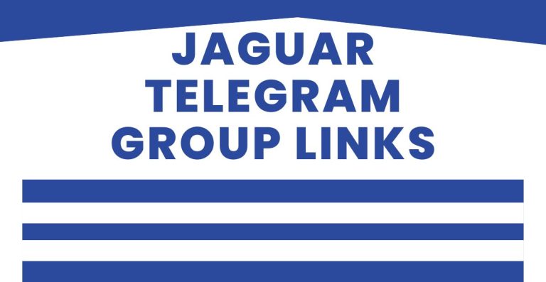 New Jaguar Telegram Group Links