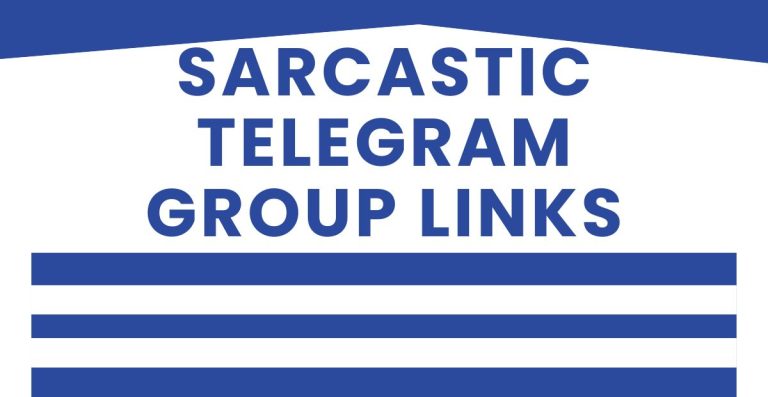 Latest Sarcastic Telegram Group Links