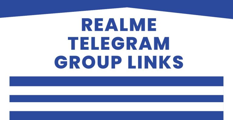 Active Realme Telegram Group Links