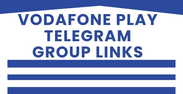 Active Vodafone Play Telegram Group Links