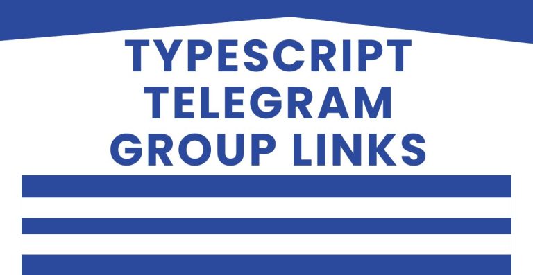 Best TypeScript Telegram Group Links