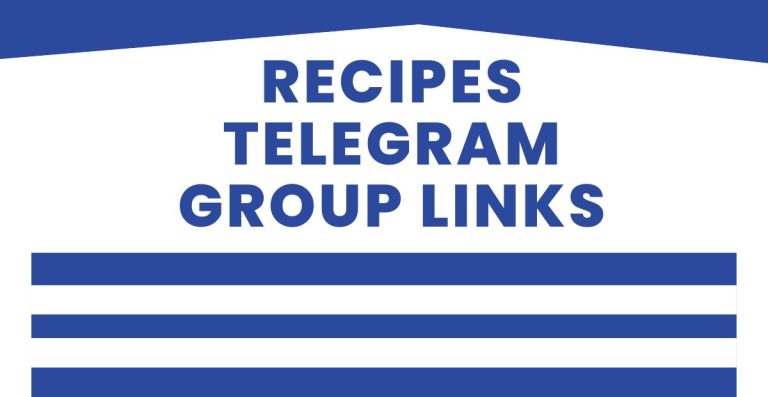 Latest Recipes Telegram Group Links
