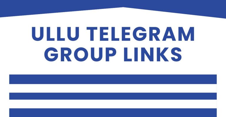Active Ullu Telegram Group Links