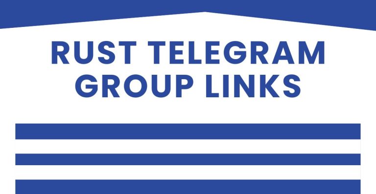 Active Rust Telegram Group Links