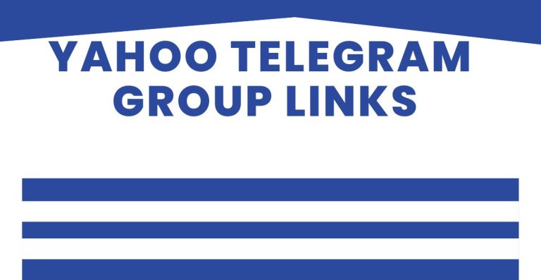 Best Yahoo Telegram Group Links