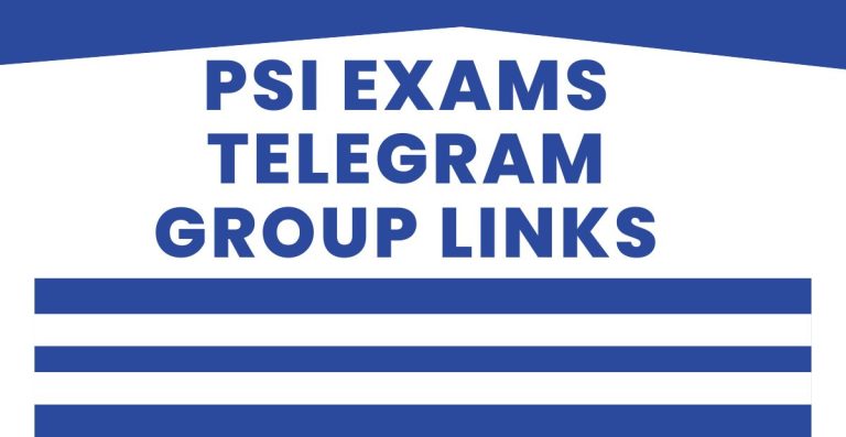 PSI Exams Telegram Group Links