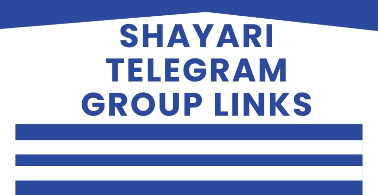 Shayari Telegram Group Links