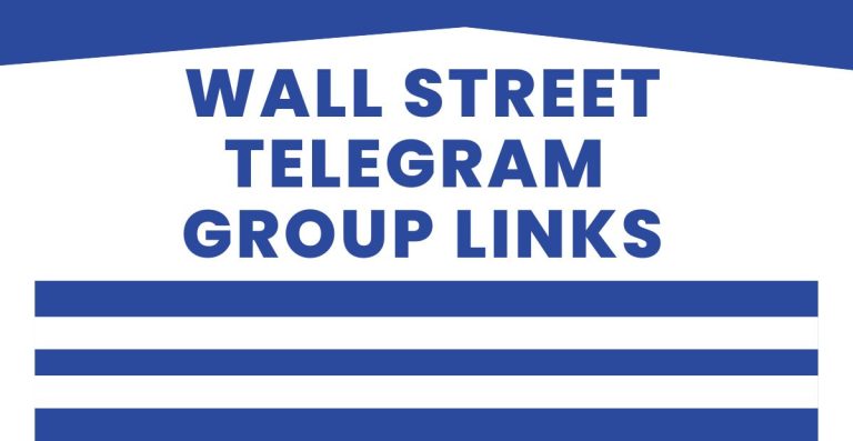 Active Wall Street Telegram Group Links