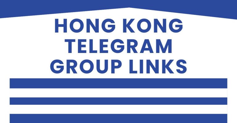 New Hong Kong Telegram Group Links