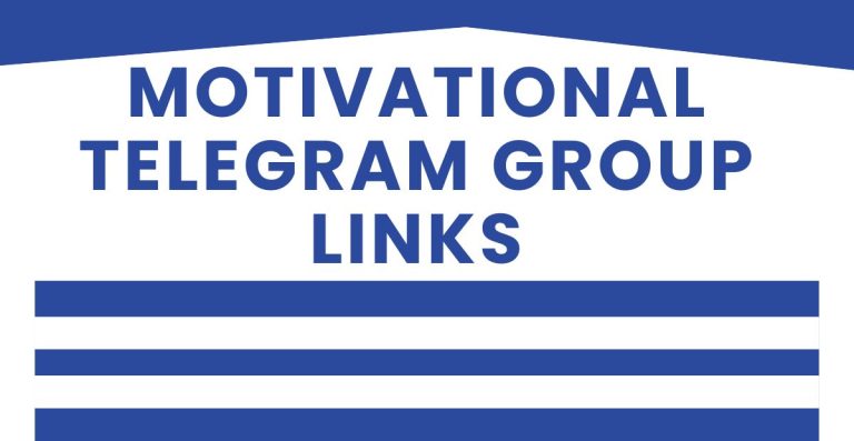 New Motivational Telegram Group Links