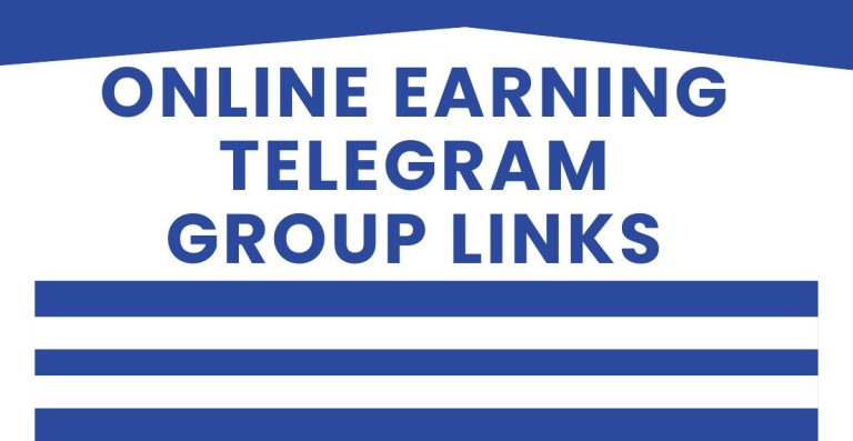 Best Online Earning Telegram Group Links