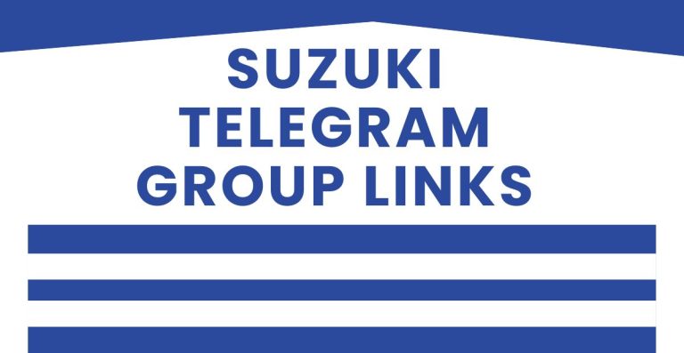 Best Suzuki Telegram Group Links