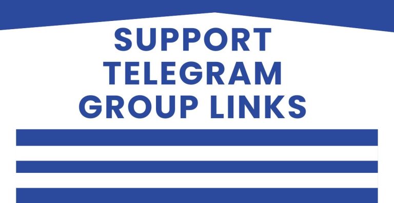 Latest Support Telegram Group Links