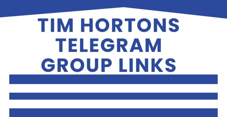 Best Tim Hortons Telegram Group Links