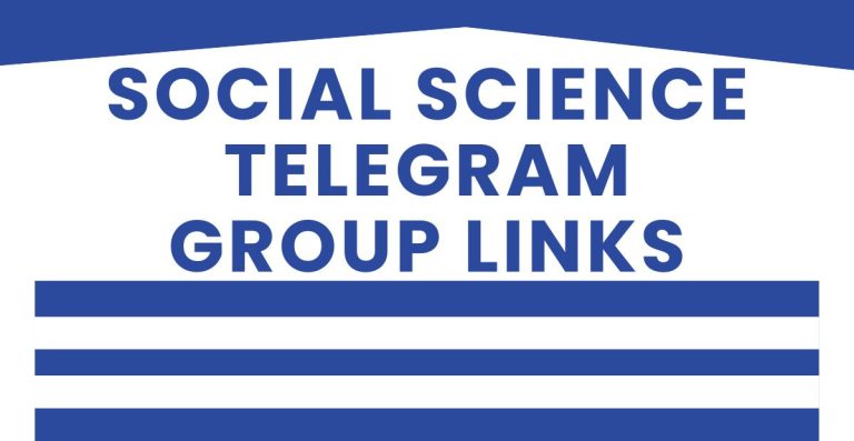 Social Science Telegram Group Links