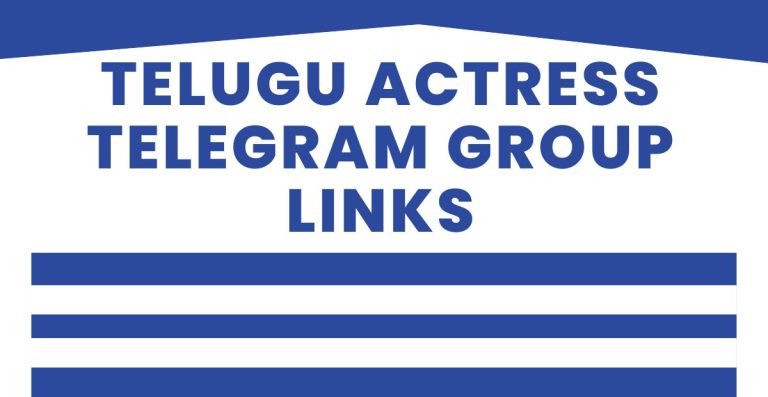 Latest Telugu Actress Telegram Group Links