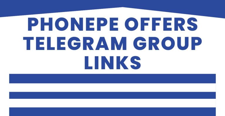 Active PhonePe Offers Telegram Group Links