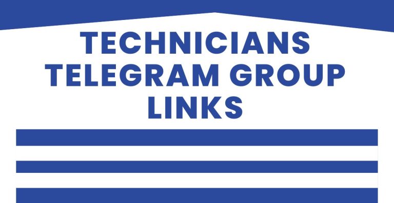 Latest Technicians Telegram Group Links