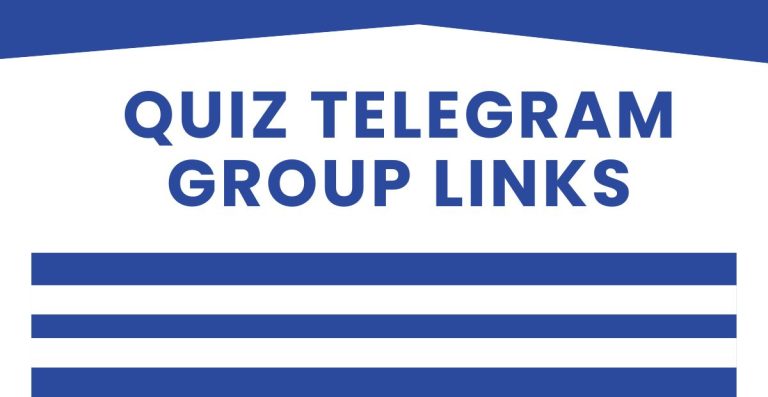 Quiz Telegram Group Links