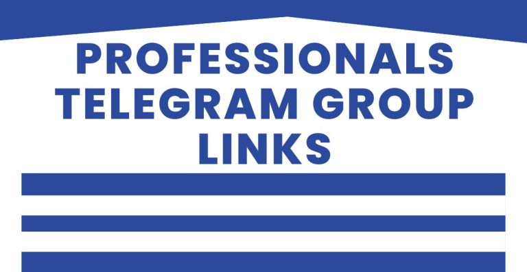 Latest Professionals Telegram Group Links