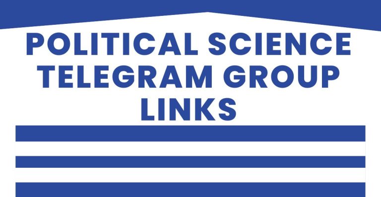 New Political Science Telegram Group Links