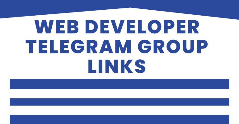 Latest Web Developer Telegram Group Links