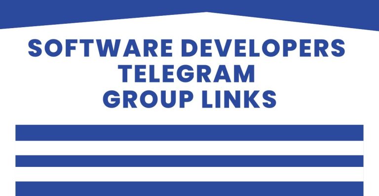 Best Software Developers Telegram Group Links