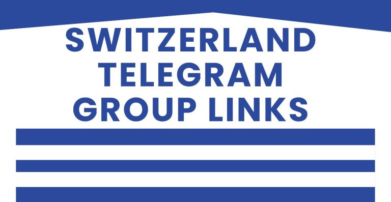 Active Switzerland Telegram Group Links