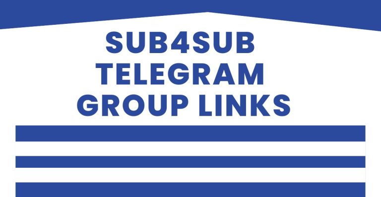 New Sub4Sub Telegram Group Links