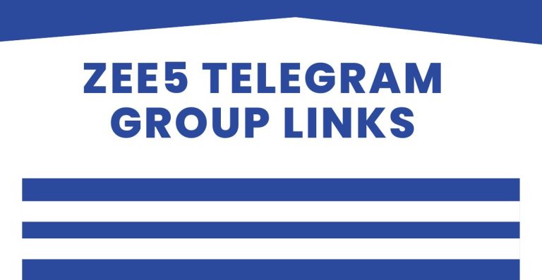 Latest Zee5 Telegram Group Links