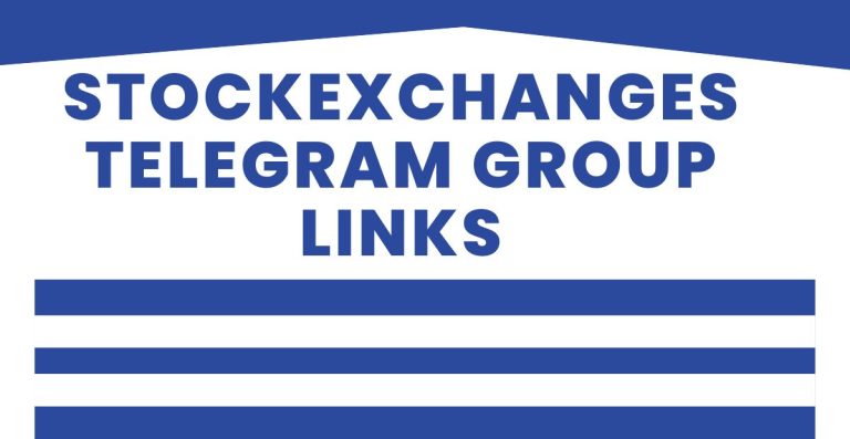 Latest Stock Exchanges Telegram Group Links