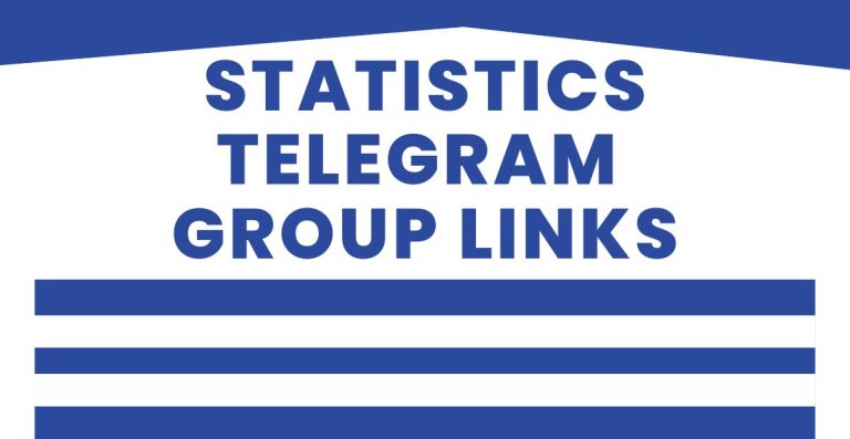 Latest Statistics Telegram Group Links