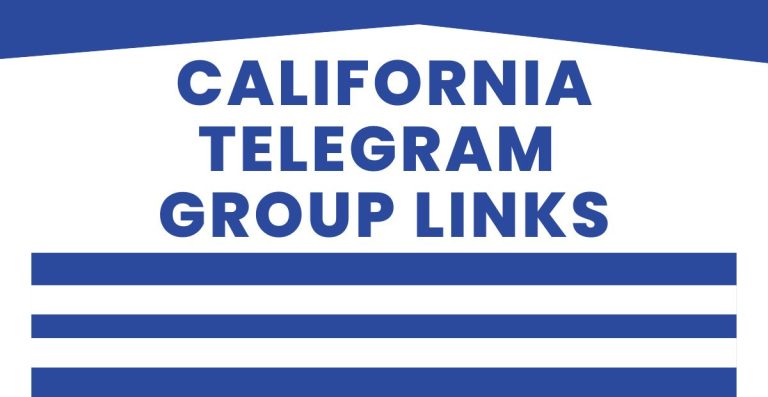 New California Telegram Group Links