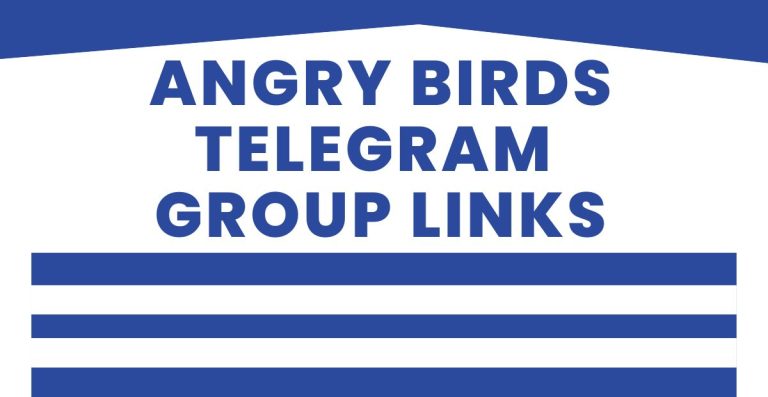 New Angry Birds Telegram Group Links