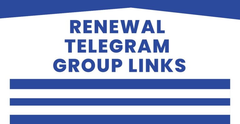 Best Renewal Telegram Group Links