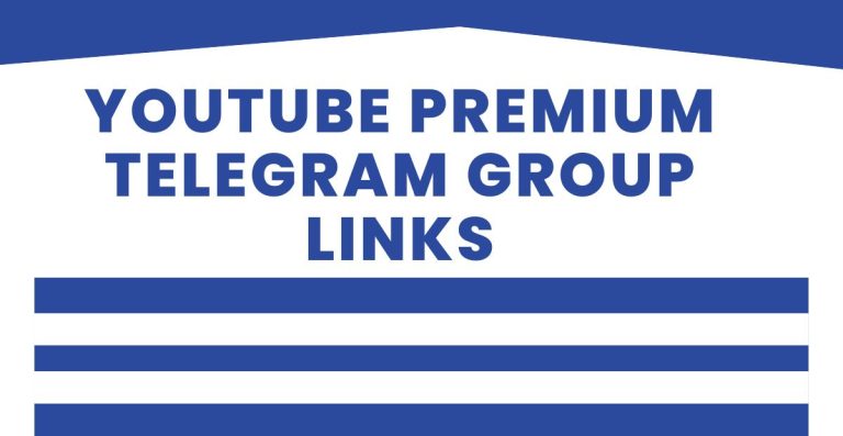 Latest YouTube Premium Telegram Group Links