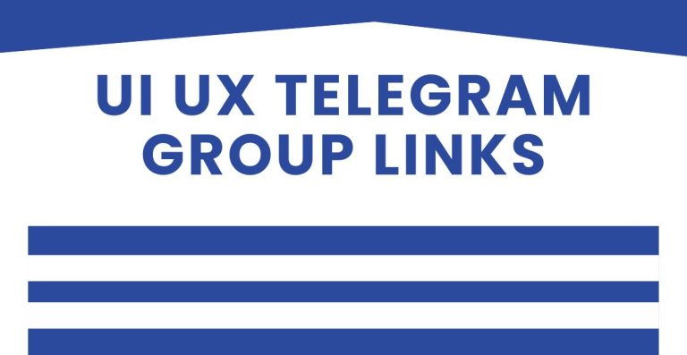 Active UI UX Telegram Group Links