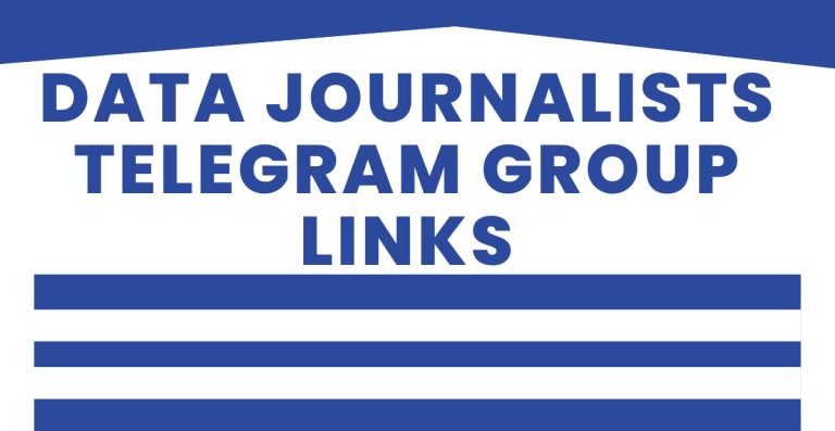Best Data Journalists Telegram Group Links