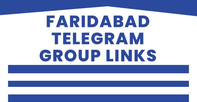 Faridabad Telegram Group Links