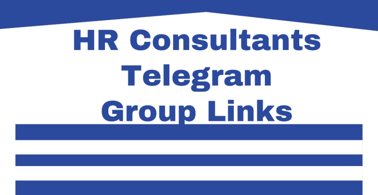 Active HR Consultants Telegram Group Links