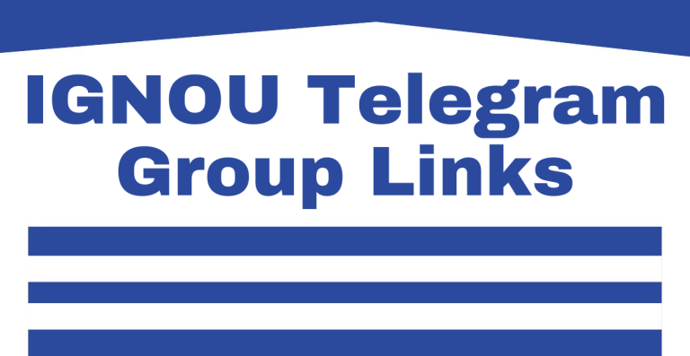 IGNOU Telegram Group Links
