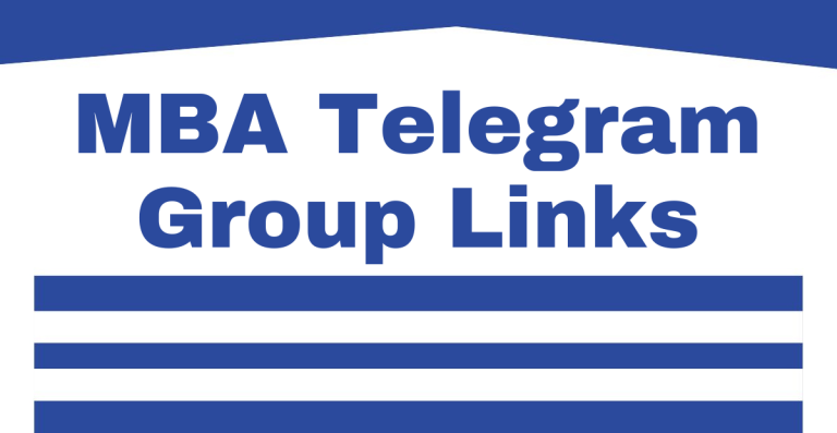 MBA Telegram Group Links