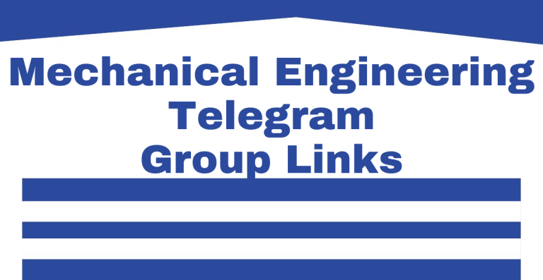Mechanical Engineering Telegram Group Links