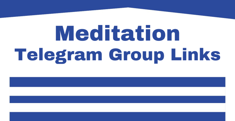 Meditation Telegram Group Links