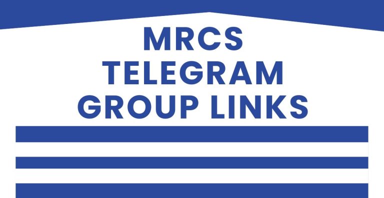 Latest MRCS Telegram Group Links