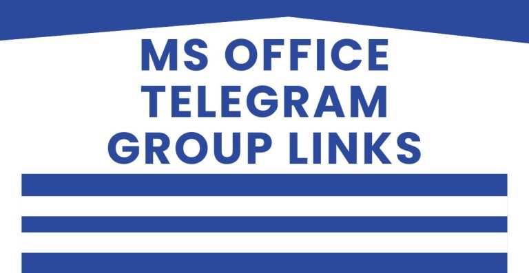 MS Office Telegram Group Links