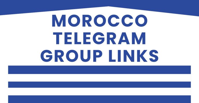 Morocco Telegram Group Links