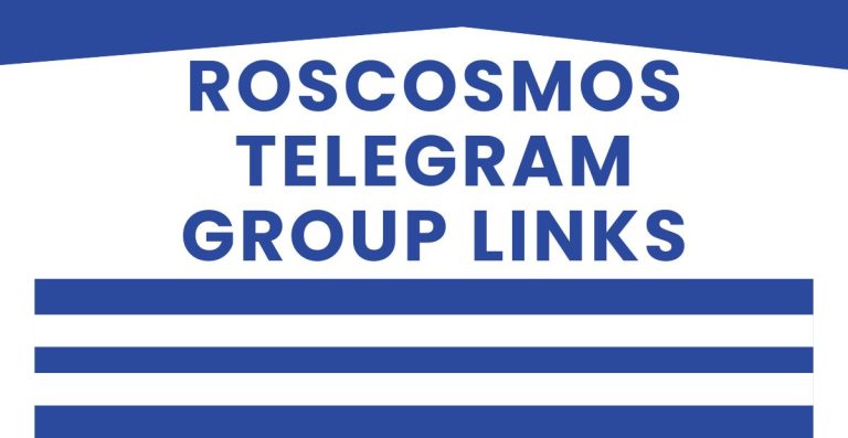 Active Roscosmos Telegram Group Links