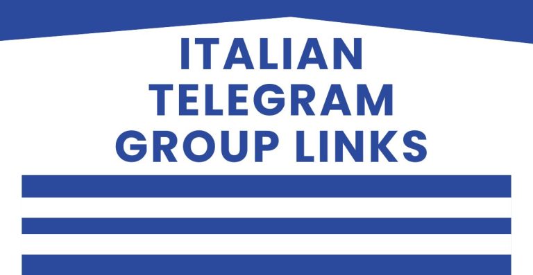 Italian Telegram Group Links